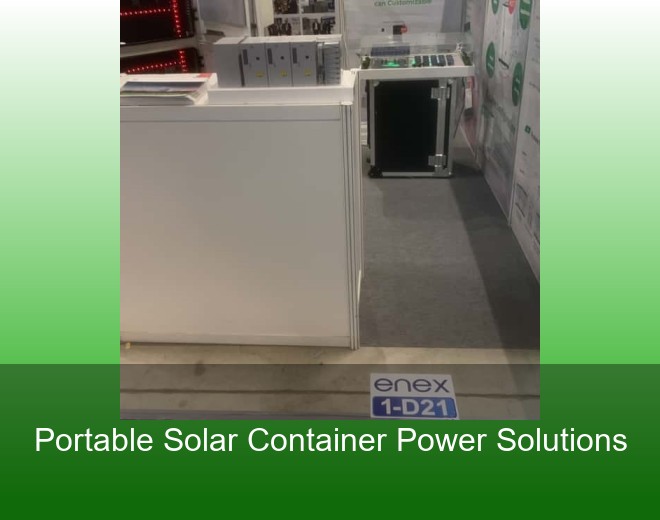 Portable Solar Container Power Solutions